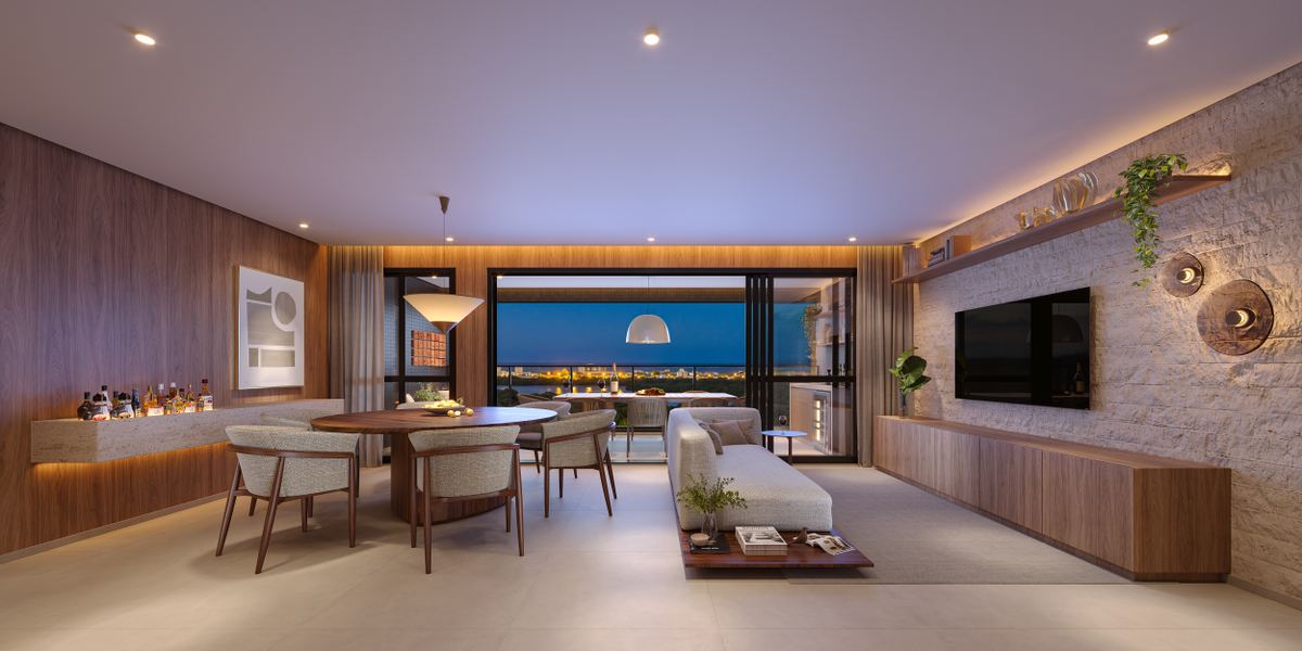 Sala ampliada · 132m²