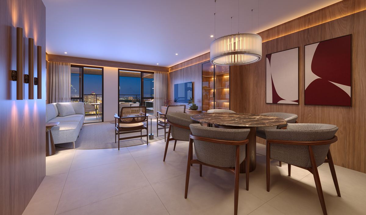 Sala ampliada · 105m²
